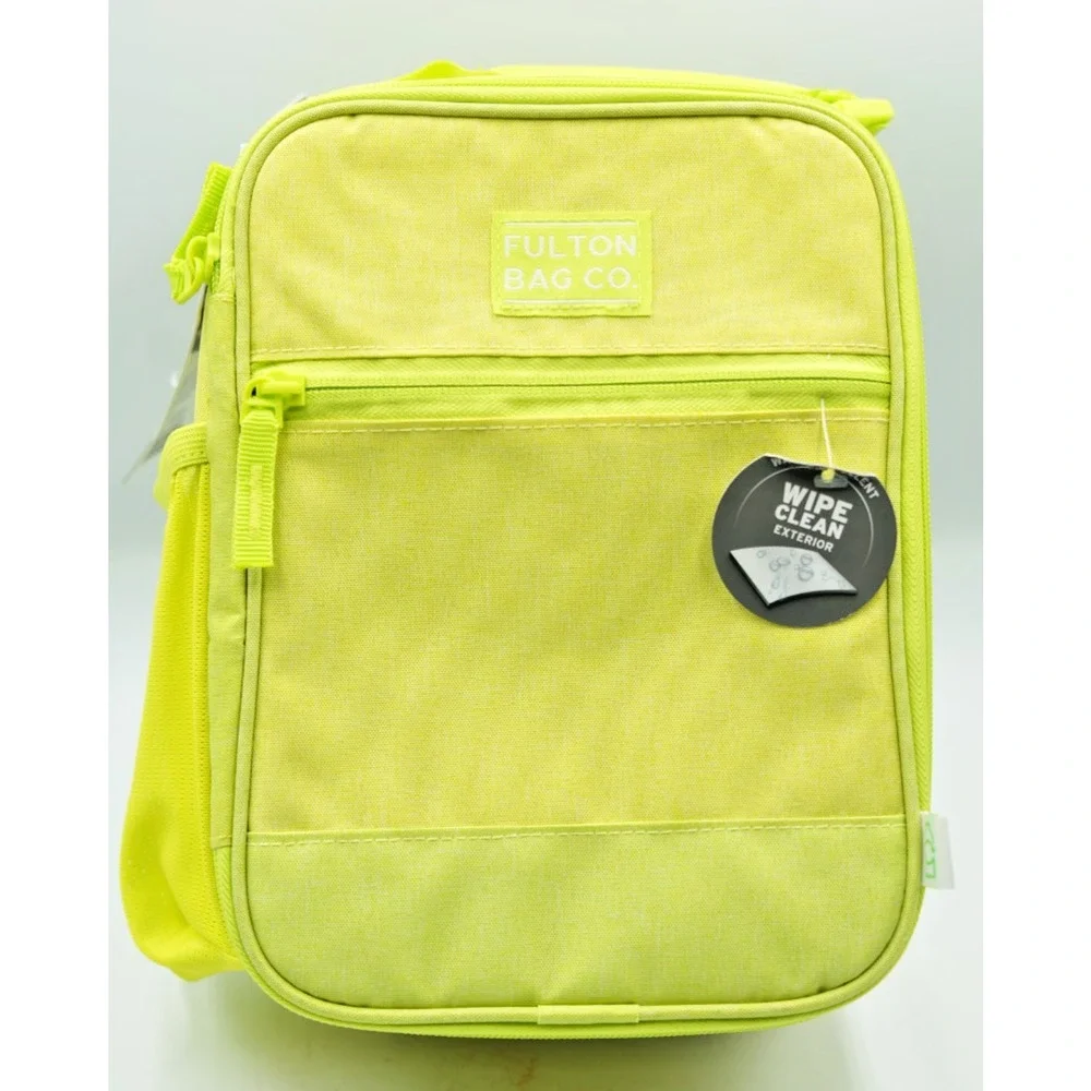 EcoTech Navy Backpack + Fulton Lunchbox School Supplies‎ Bundle Back to School